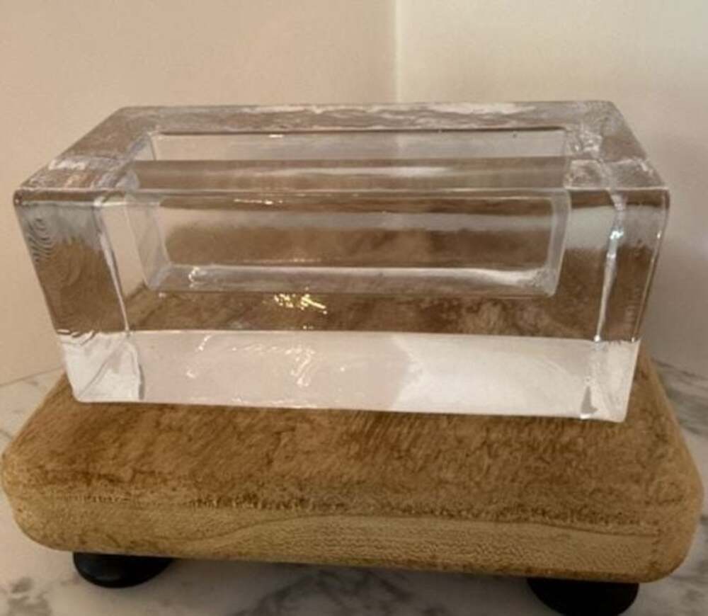 Simon Pearce Woodbury business card holder
